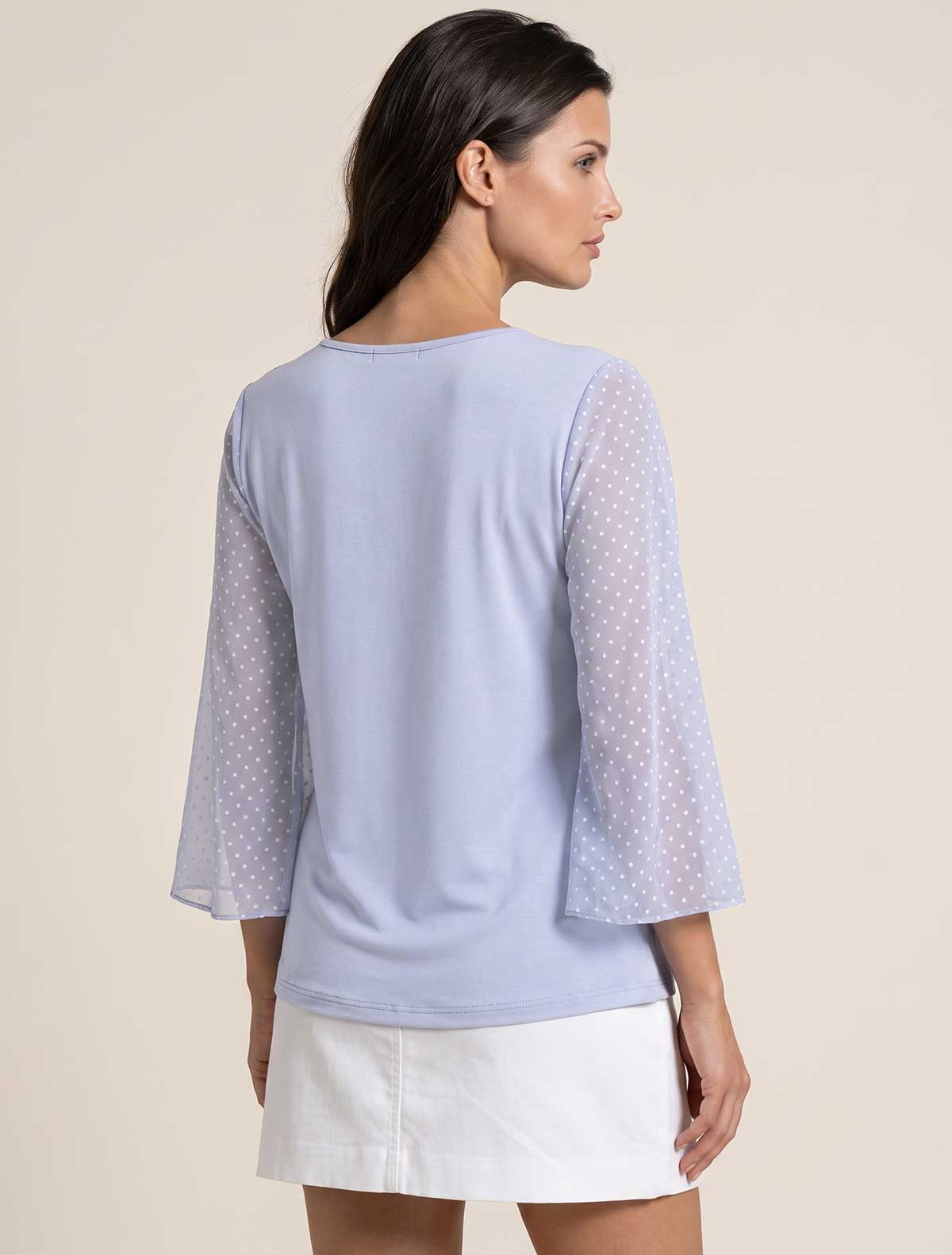 Maglia viscosa plumetis * Lilla