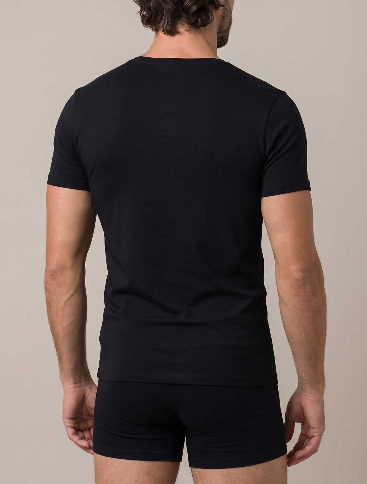 T-shirt uomo bamboo * Nero