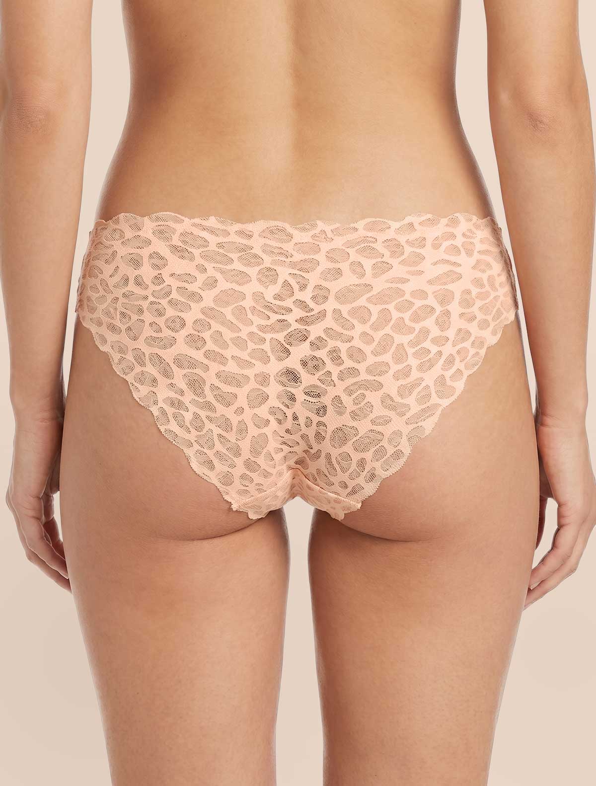 Slip tulle taglio vivo * Nudo