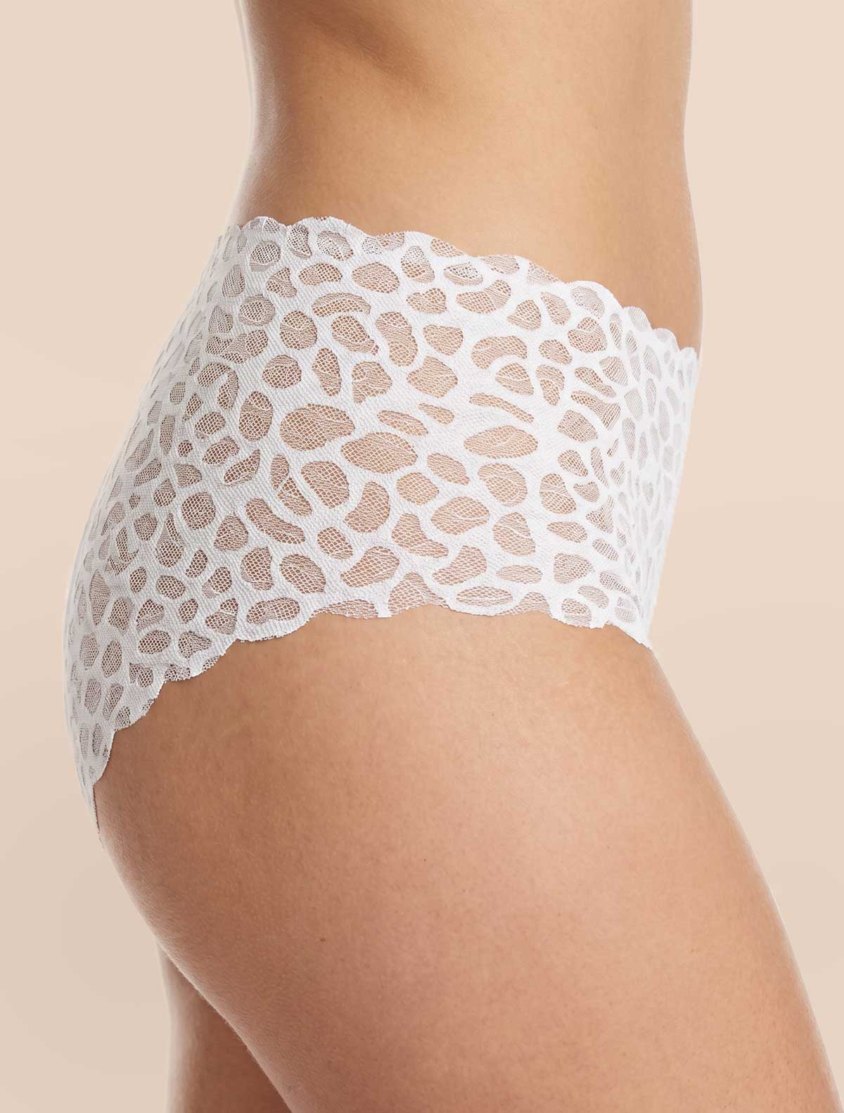 Culotte tulle taglio vivo * Bianco