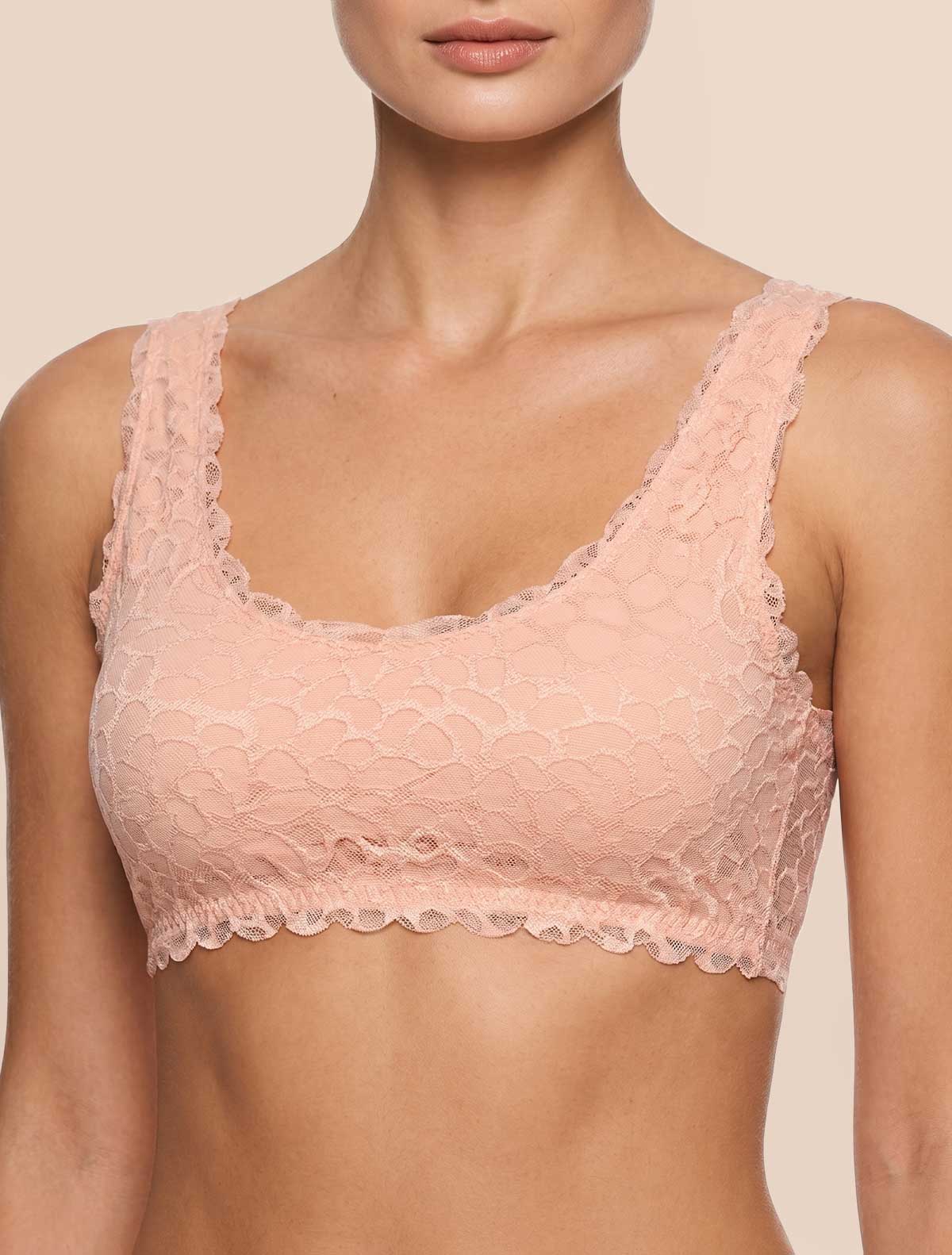 Raw-cut tulle bralette * Nudo