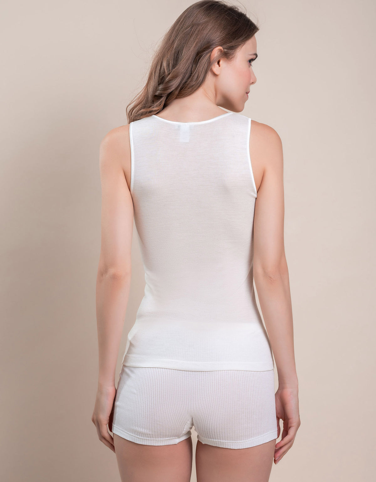 Canotta Adele lana seta