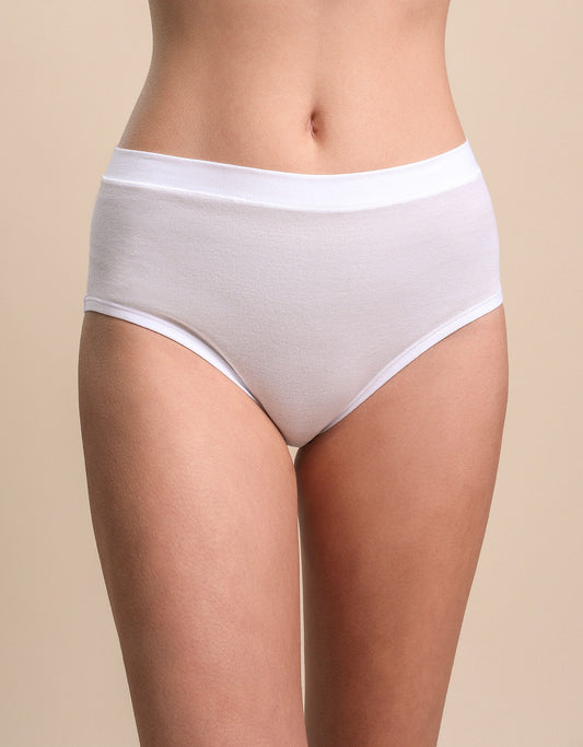 Slip alto Greta filo scozia colore bianco