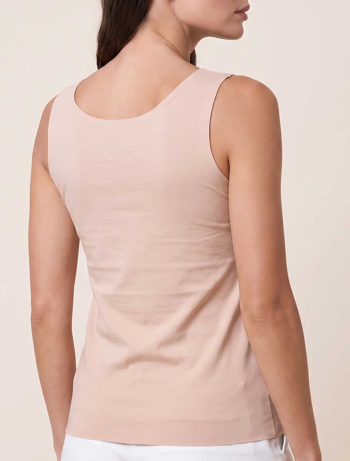 Raw cut cotton v-neck top * Nudo