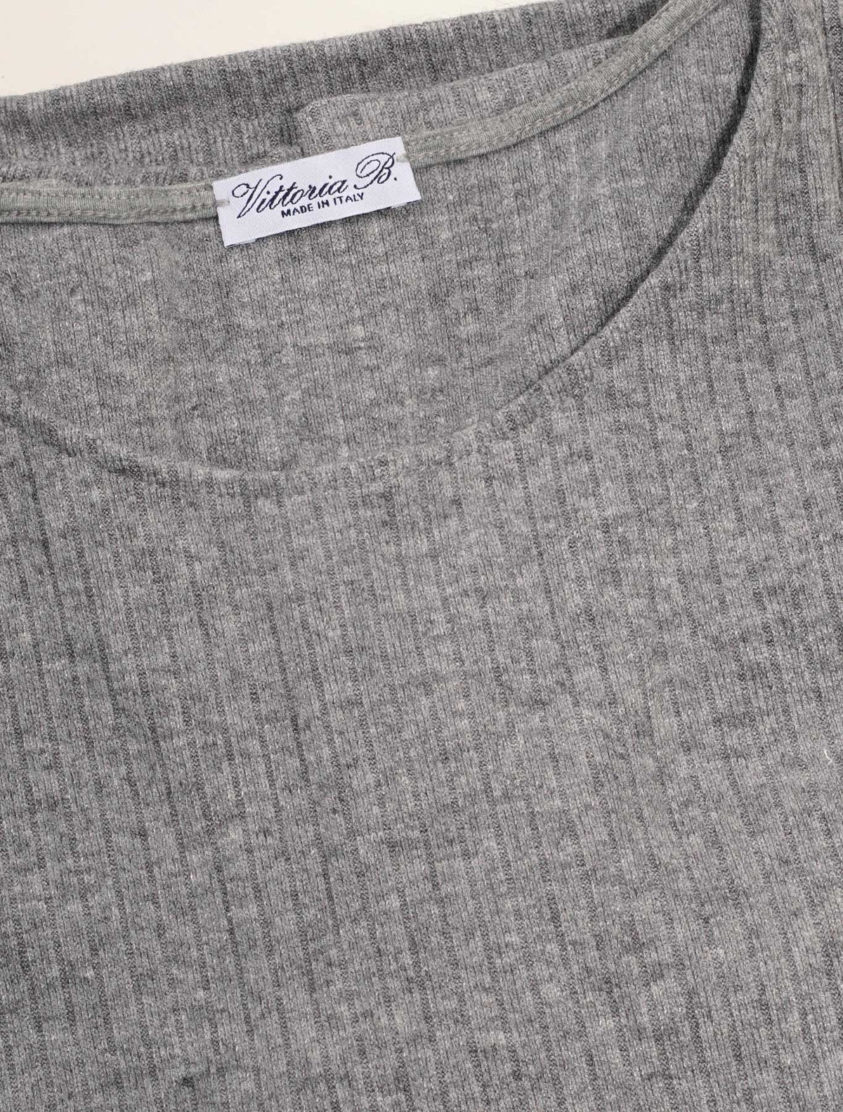 Maglia girocollo tricot costa