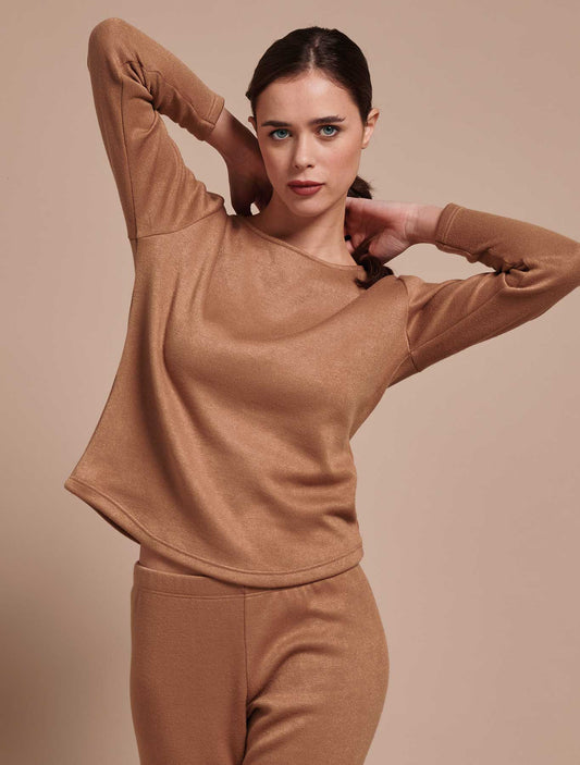 Maglia girocollo tricot