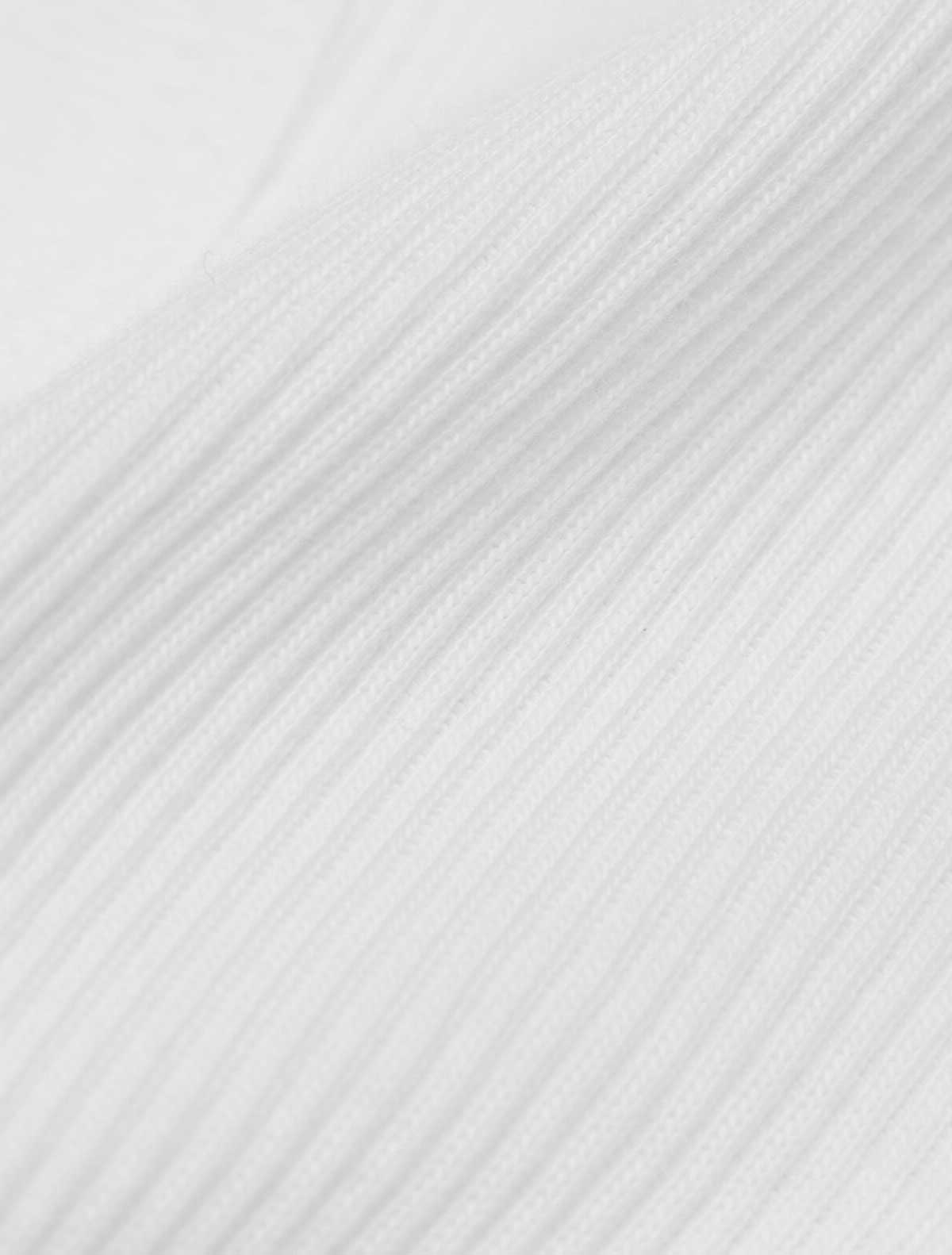Débardeur halter coton plissé * Bianco