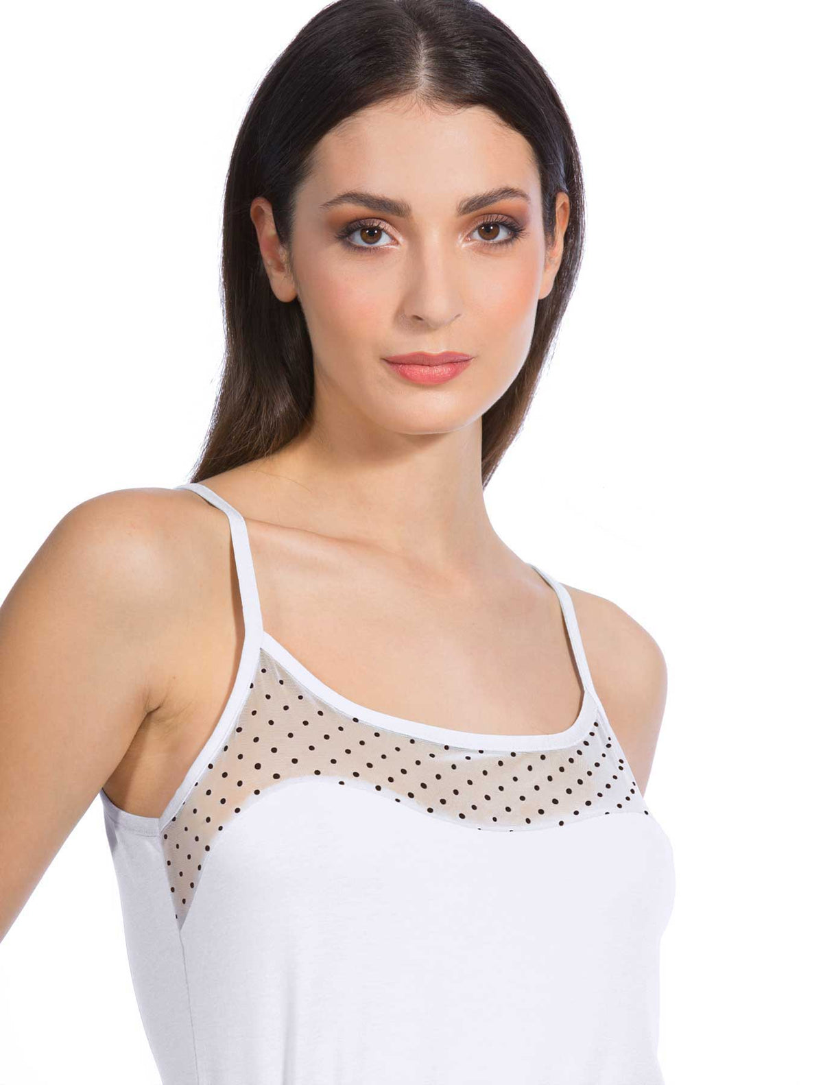 Top viscosa plumetis