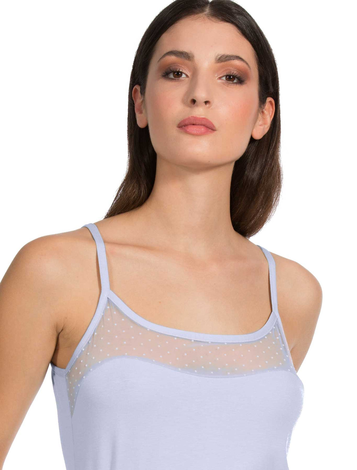 Top viscosa plumetis