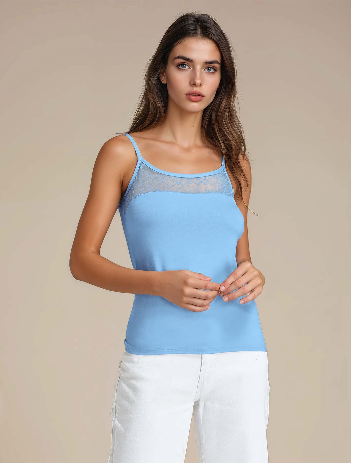 Top viscosa tulle flock leopard colore Ortensia