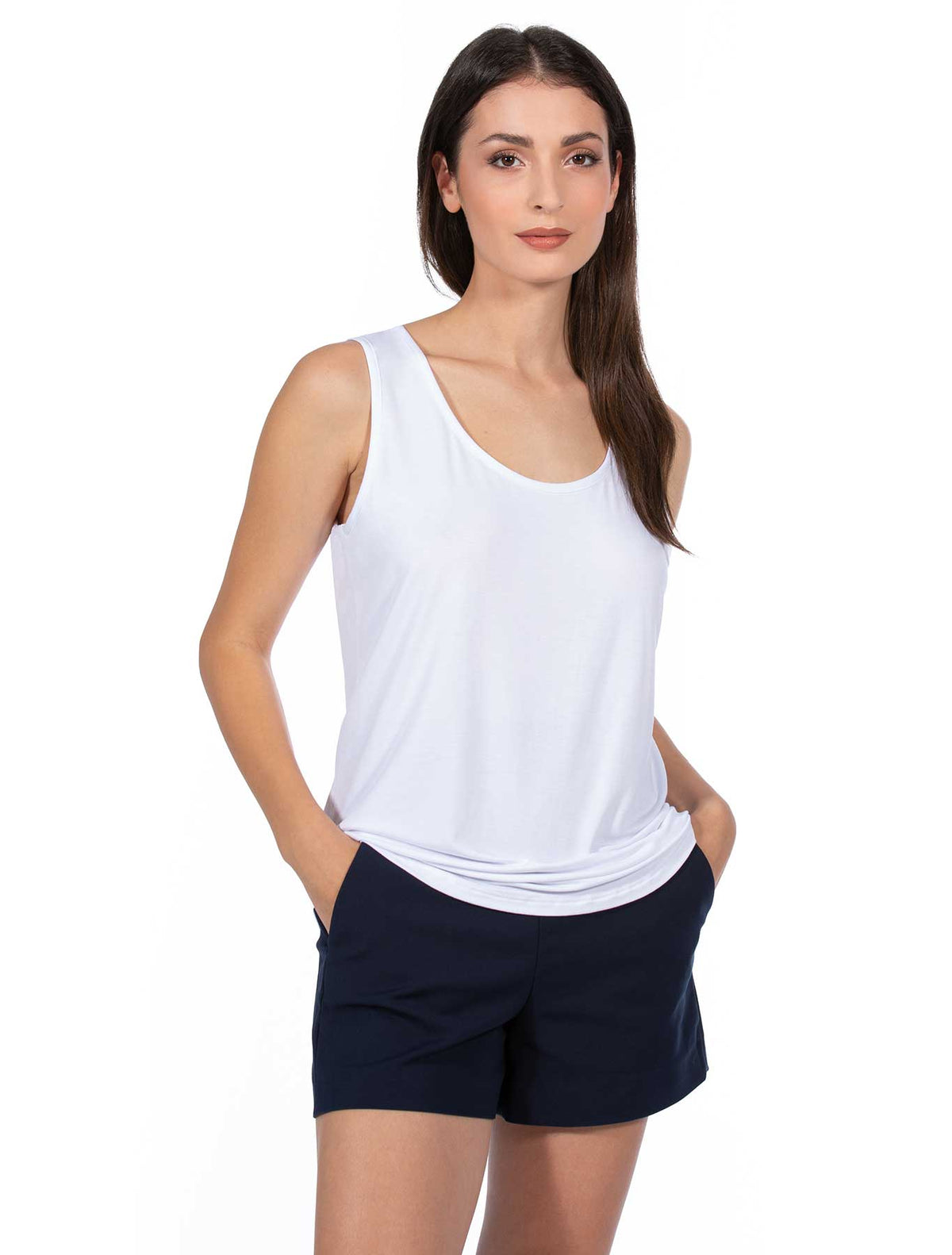 Débardeur viscose, dos macramé