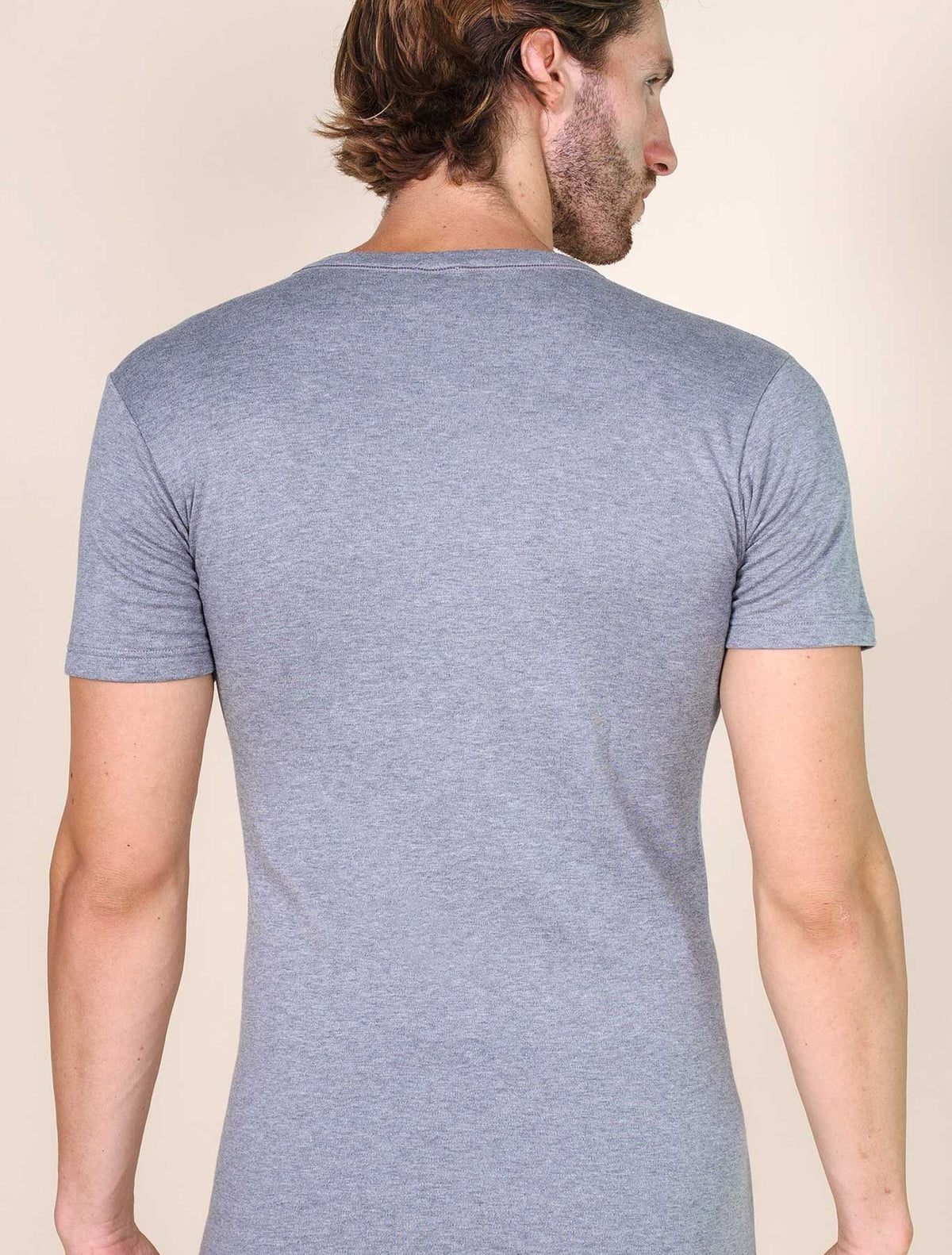 T-shirt uomo cotone felpato