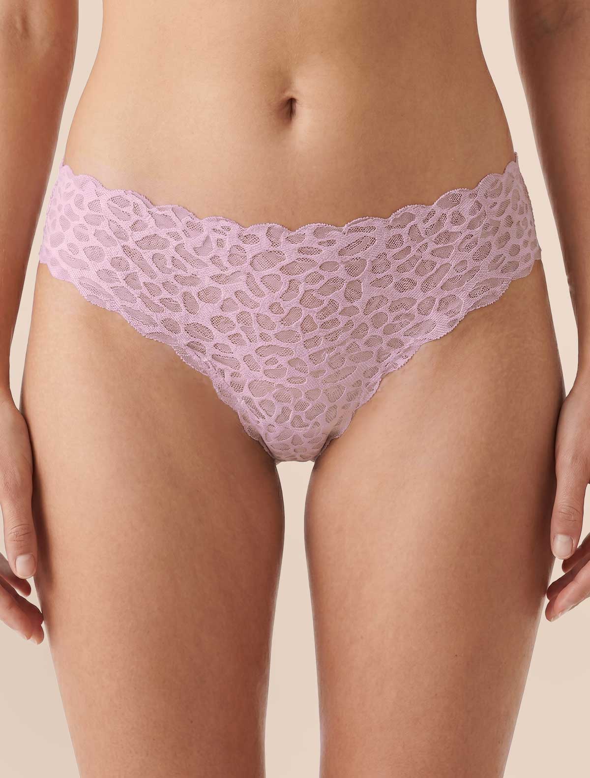Slip tulle taglio vivo * Rosa