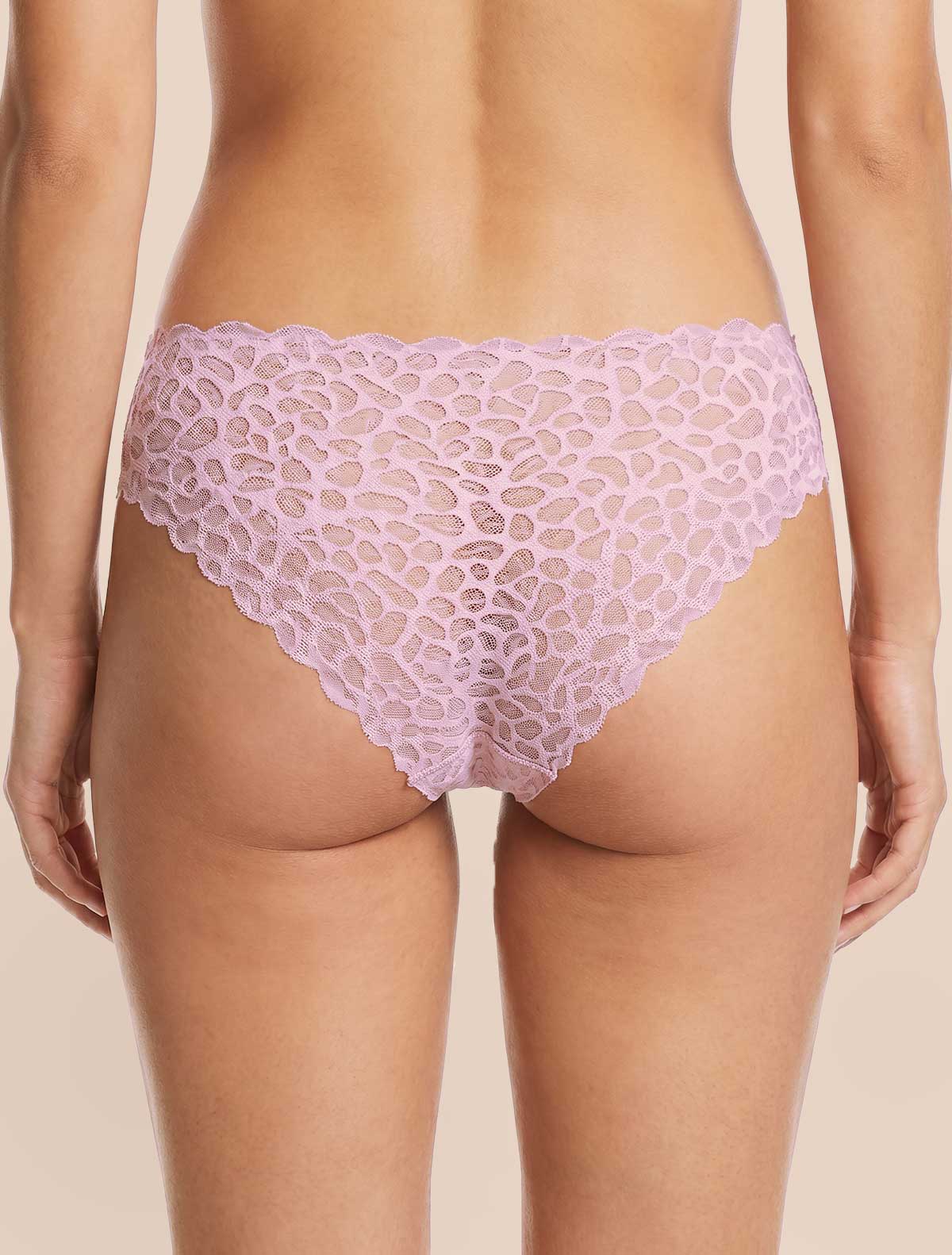 Slip tulle taglio vivo * Rosa
