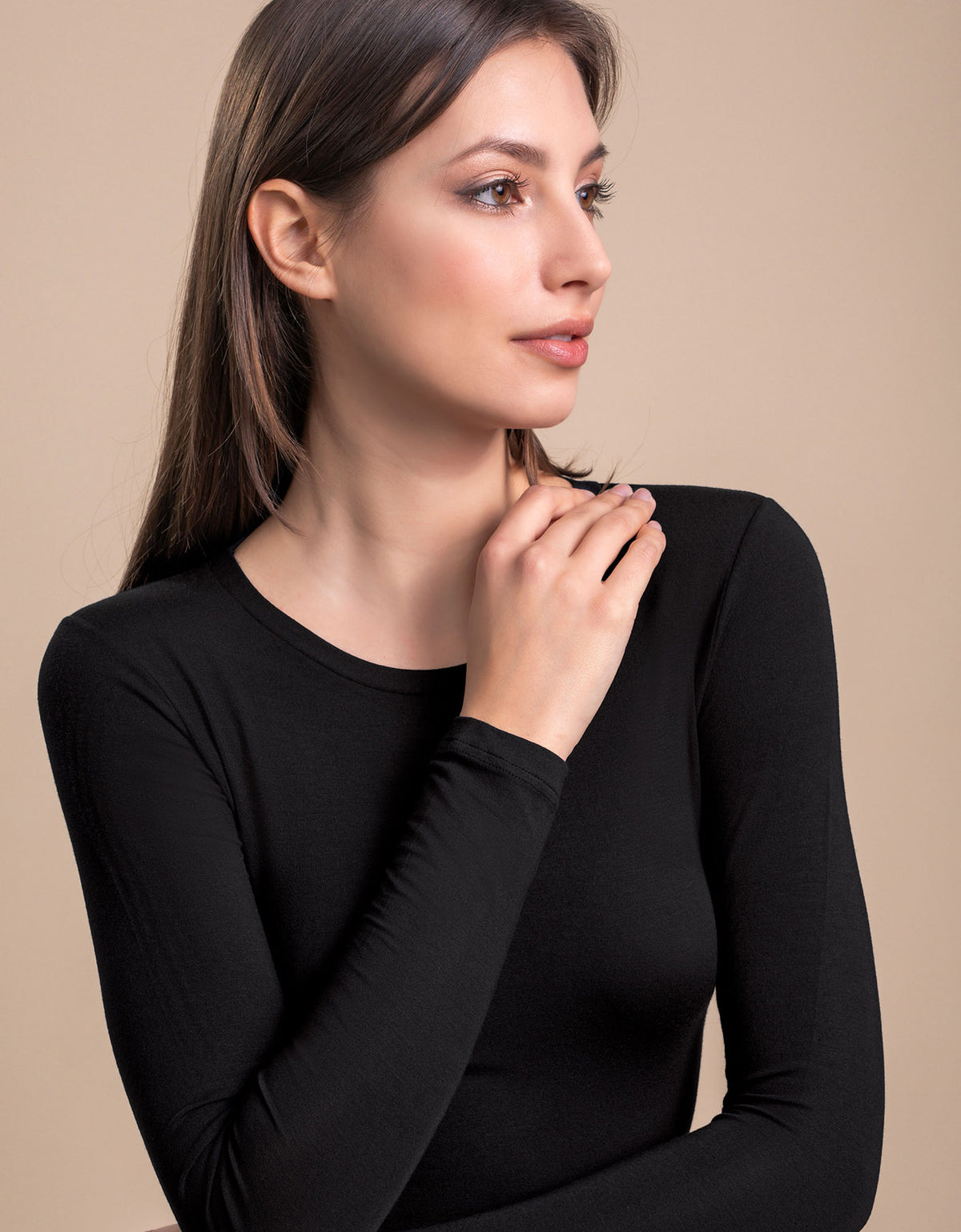 T-shirt Alice modal manches longues