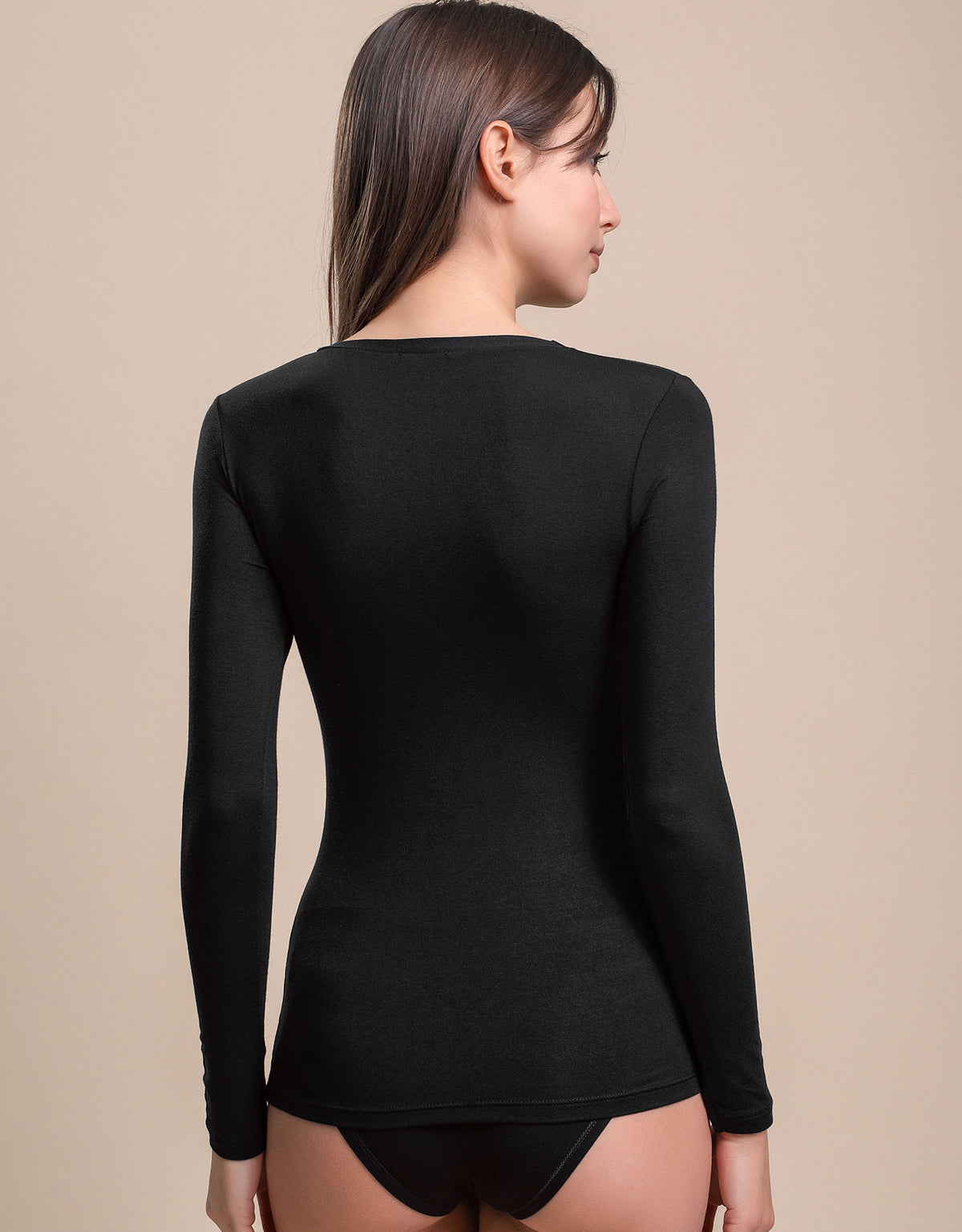 Maglia Alice modal scollo madonna