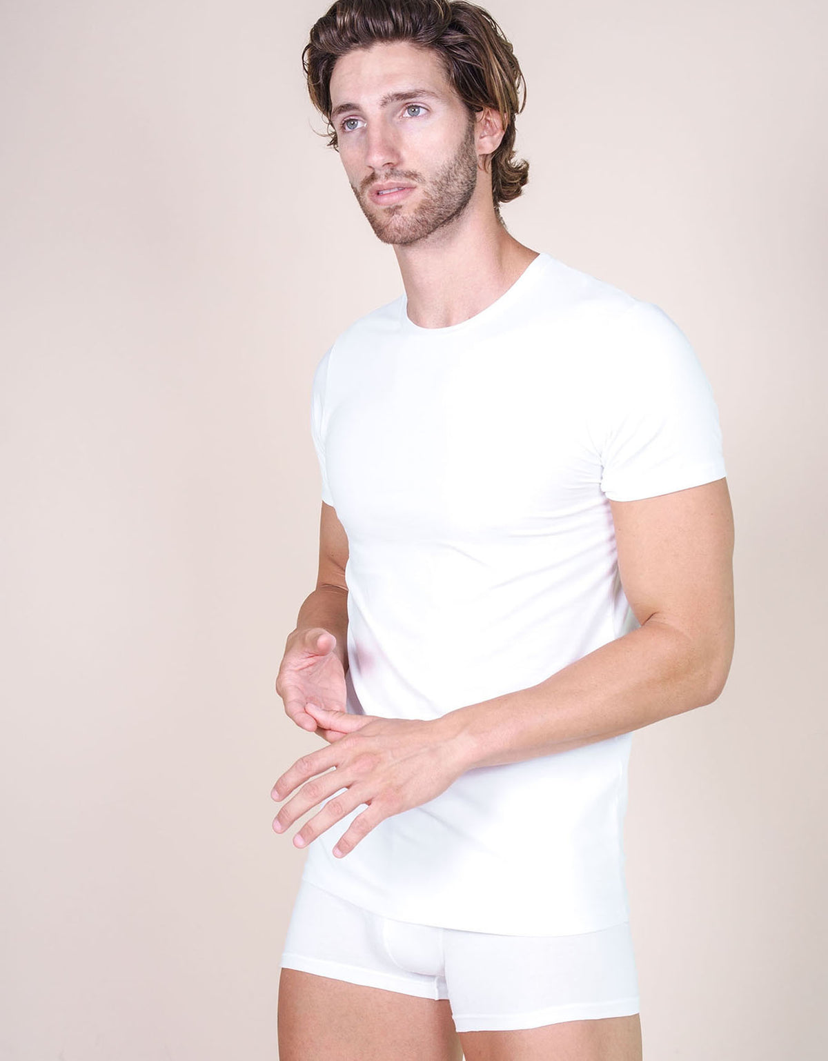 T-shirt uomo cotone elasticizzato