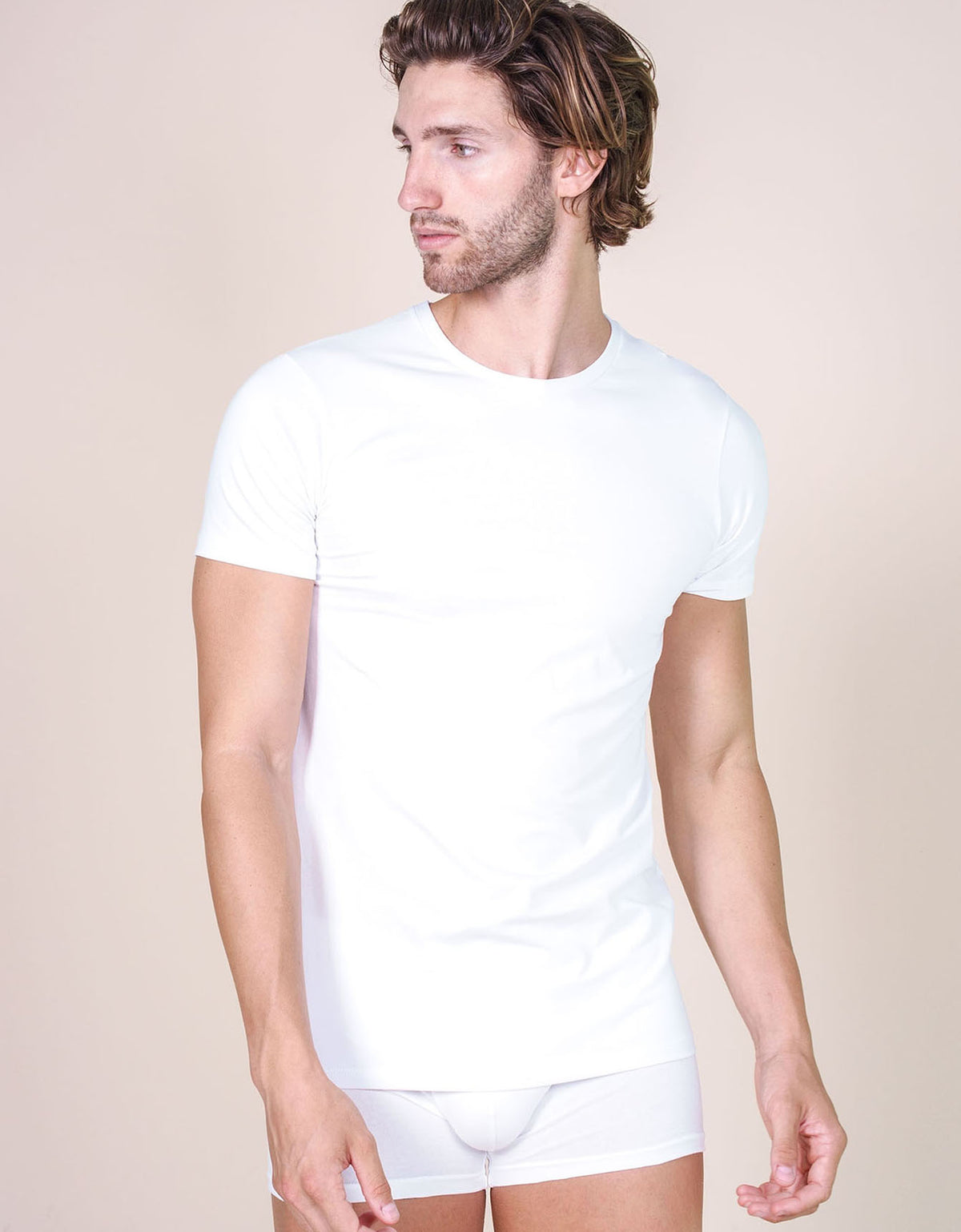 T-shirt uomo cotone elasticizzato