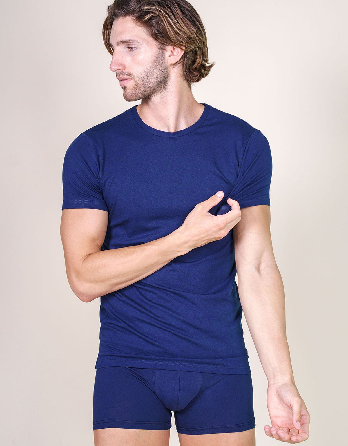 T-shirt uomo cotone elasticizzato