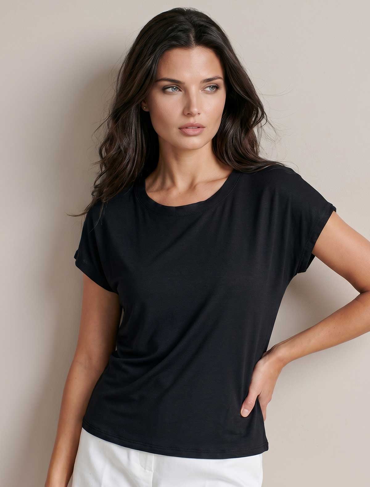 T-shirt Diana en bambou * Nero