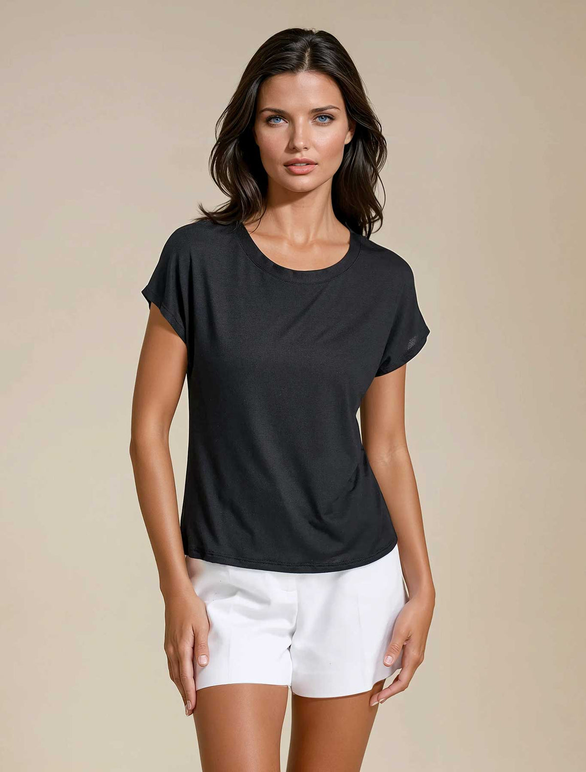 Diana bamboo T-shirt * Nero