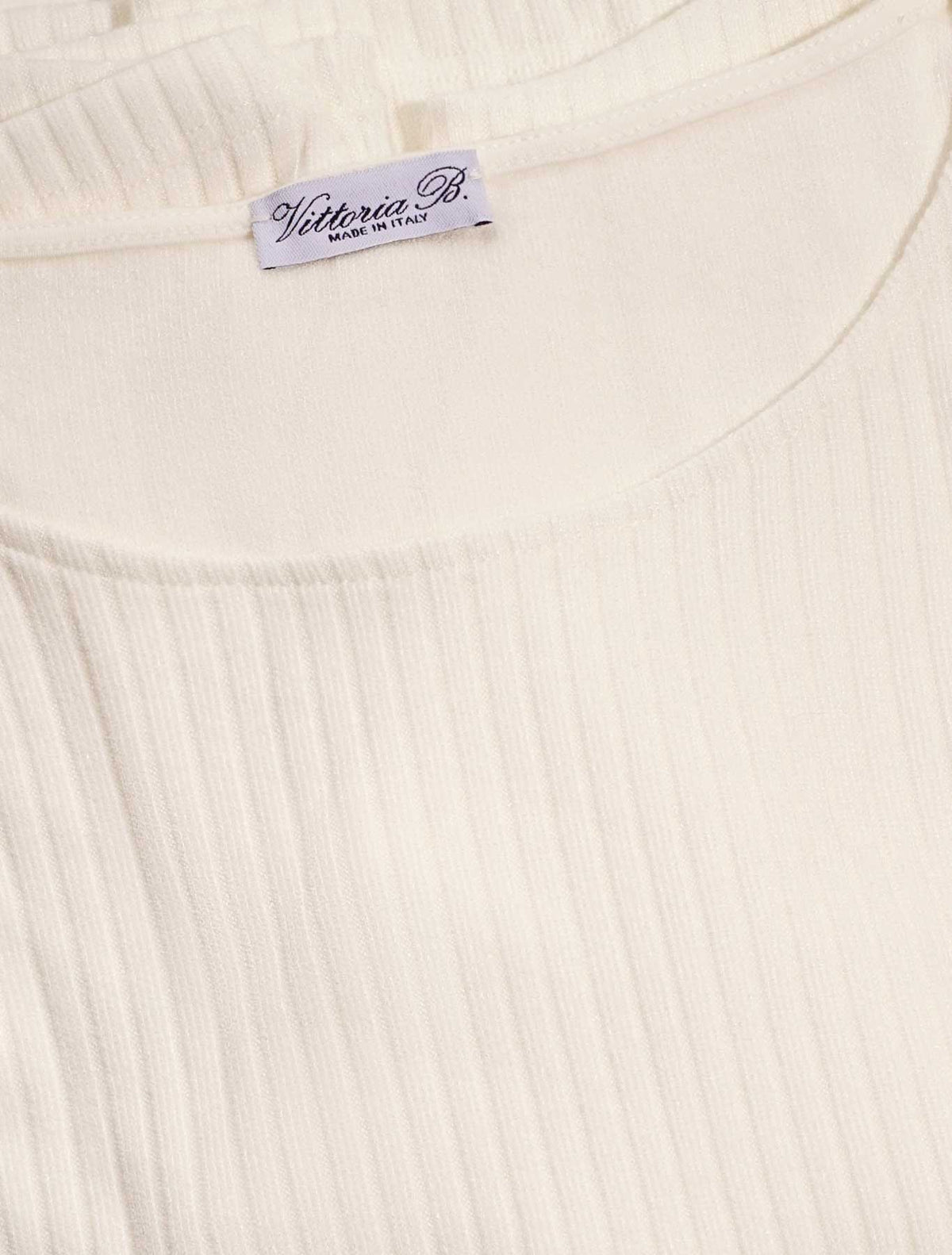 Maglia girocollo tricot costa