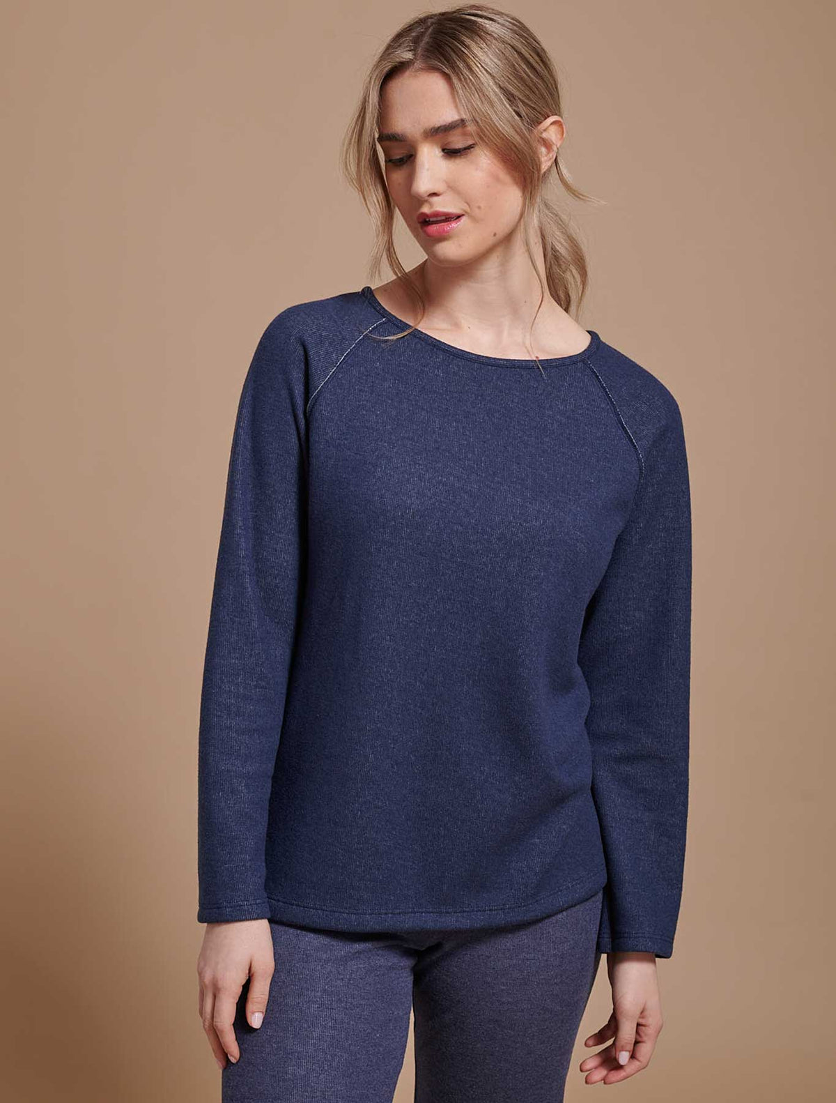 Maglia girocollo soft tricot