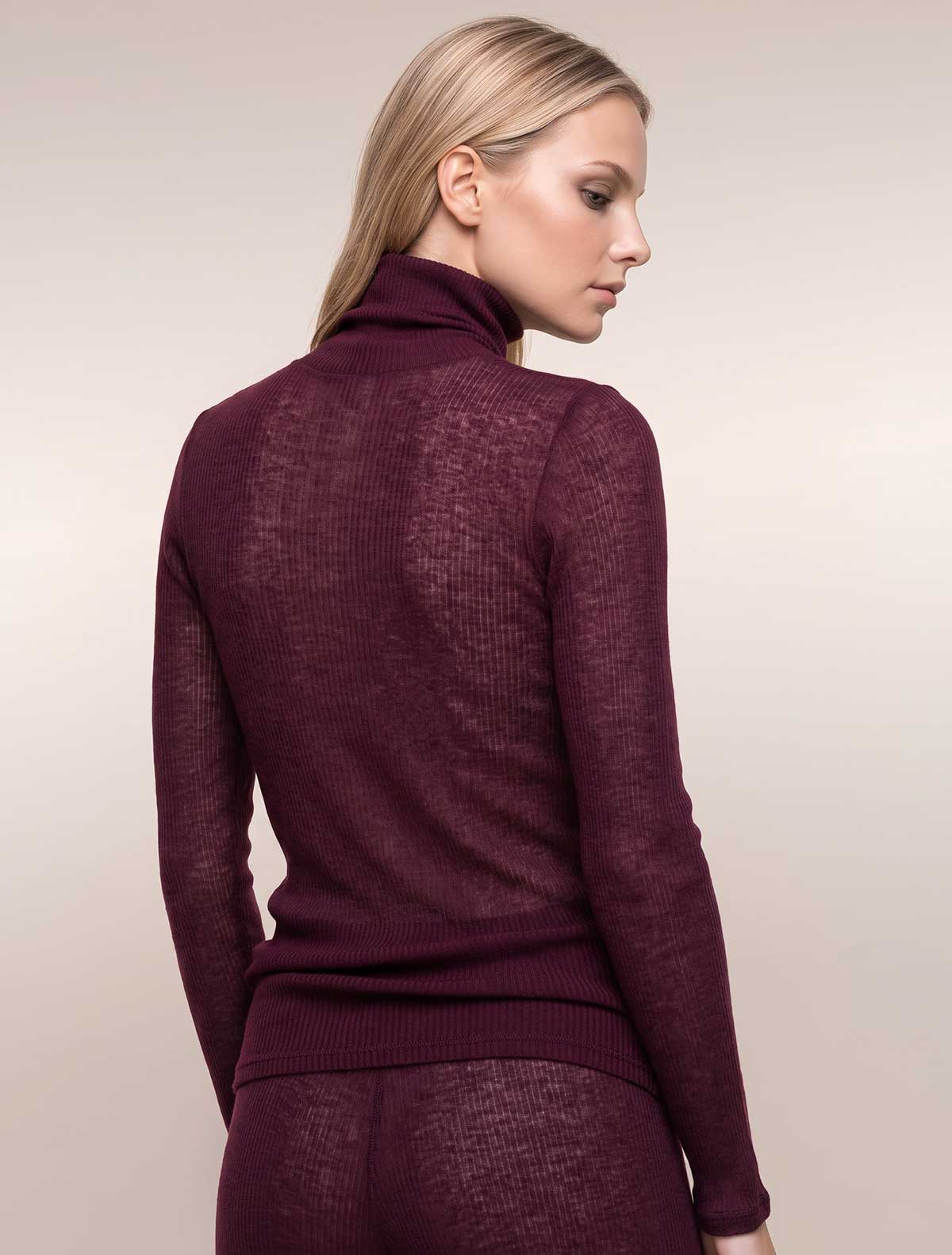 Dolcevita cashmere modal costina * Bordeaux