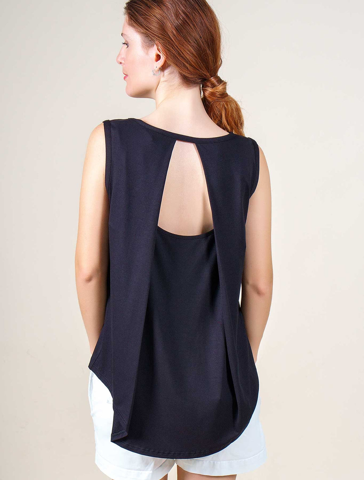 Canotta viscosa oblò nero