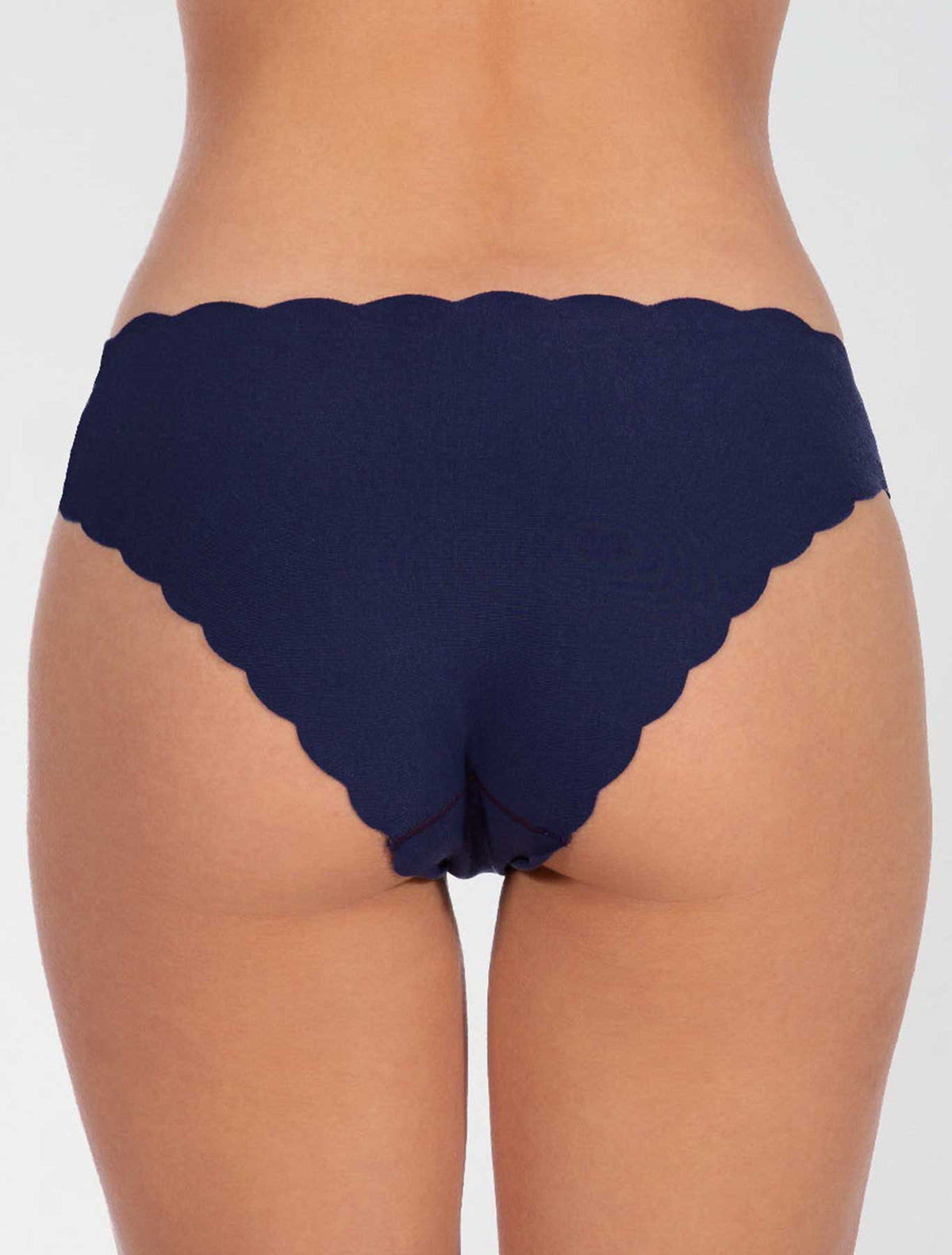 Slip medio onde cotone taglio vivo