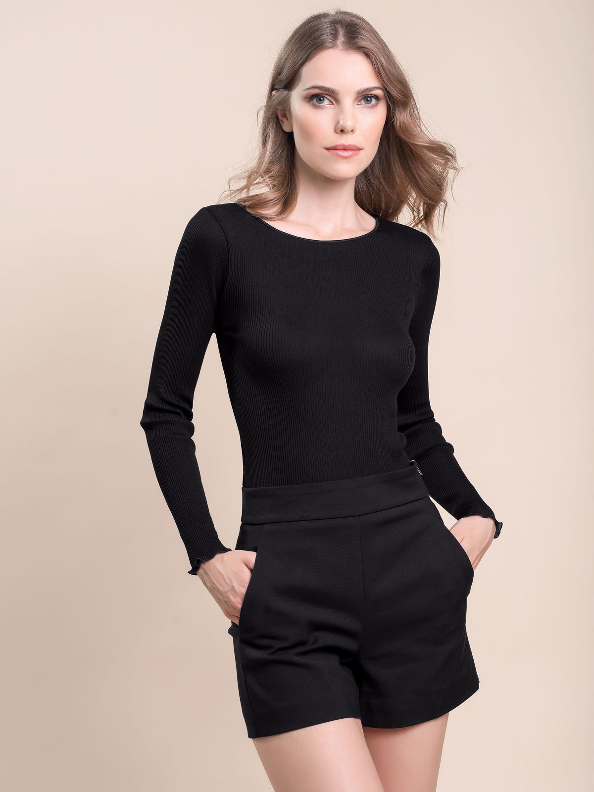 Maglia Lidia seta cotone girocollo